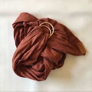 Wildbird Ring Sling Double Linen Cinnamon Rose Gold rings